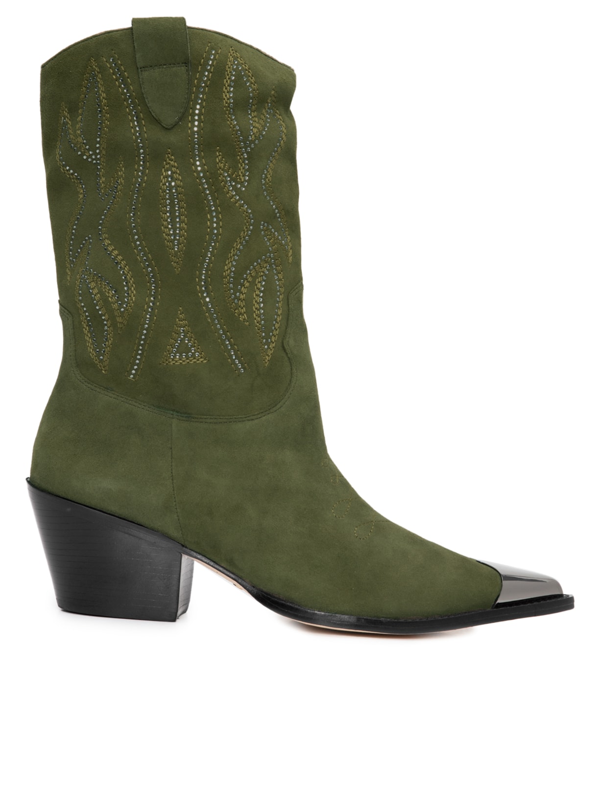 Bota Feminina Nara Verde Paula Torres + Nati Vozza