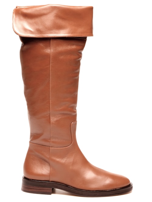 Bota Feminina Over Knee Haras - Marrom
