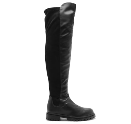 Bota Feminina Over The Knee Ecoflex - Preto