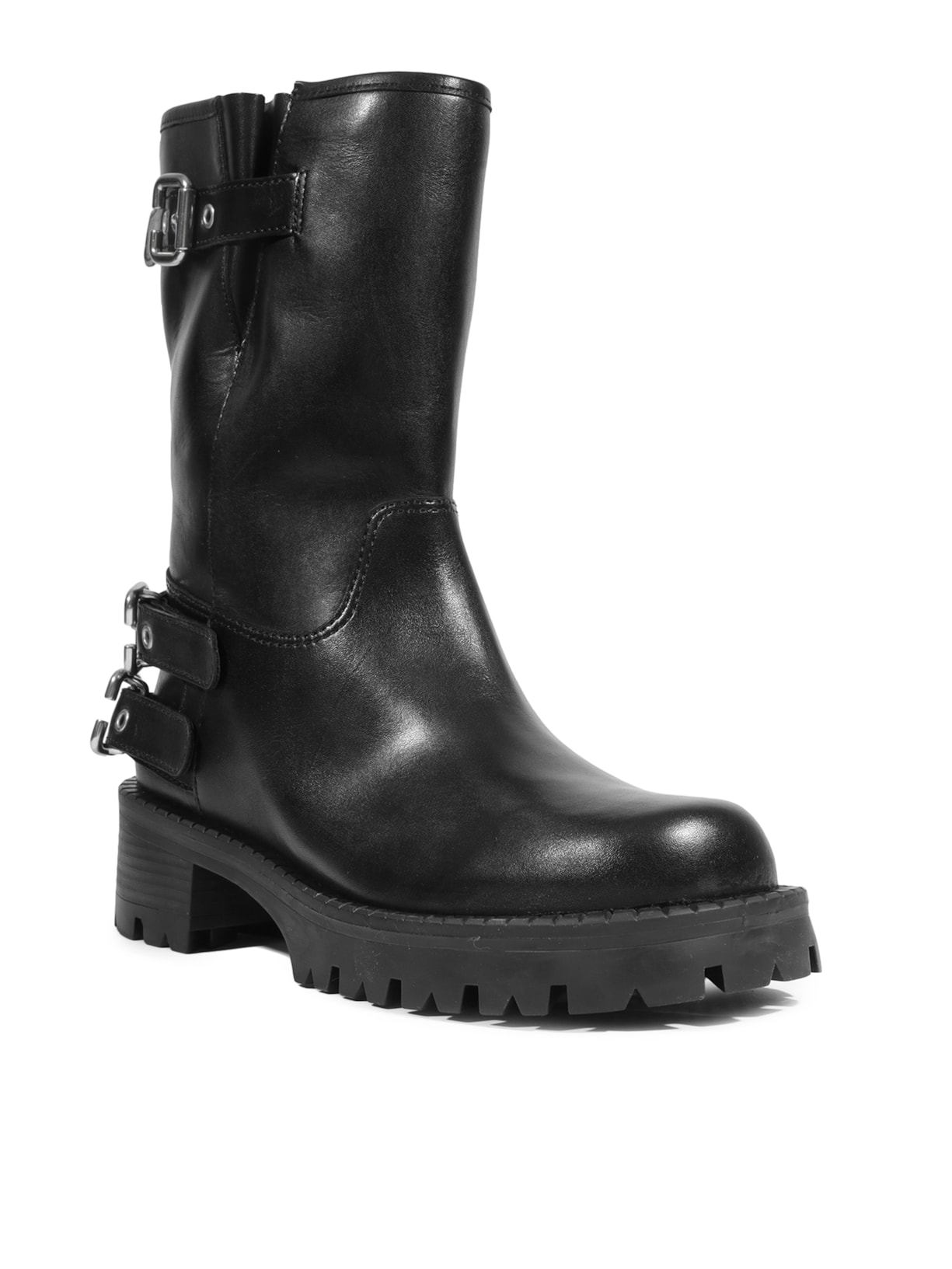 Bota Feminina Salto Baixo Preto Schutz