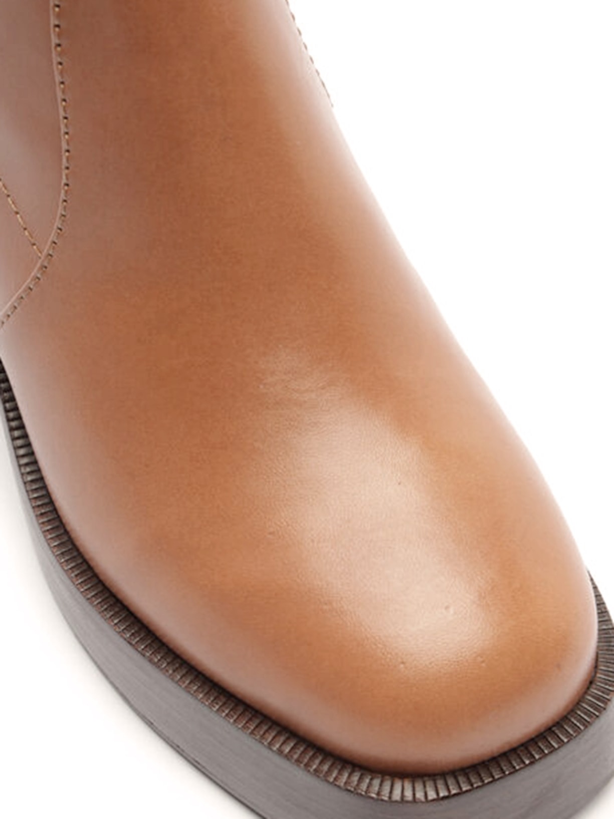 Bota Feminina Salto Bloco Marrom Schutz