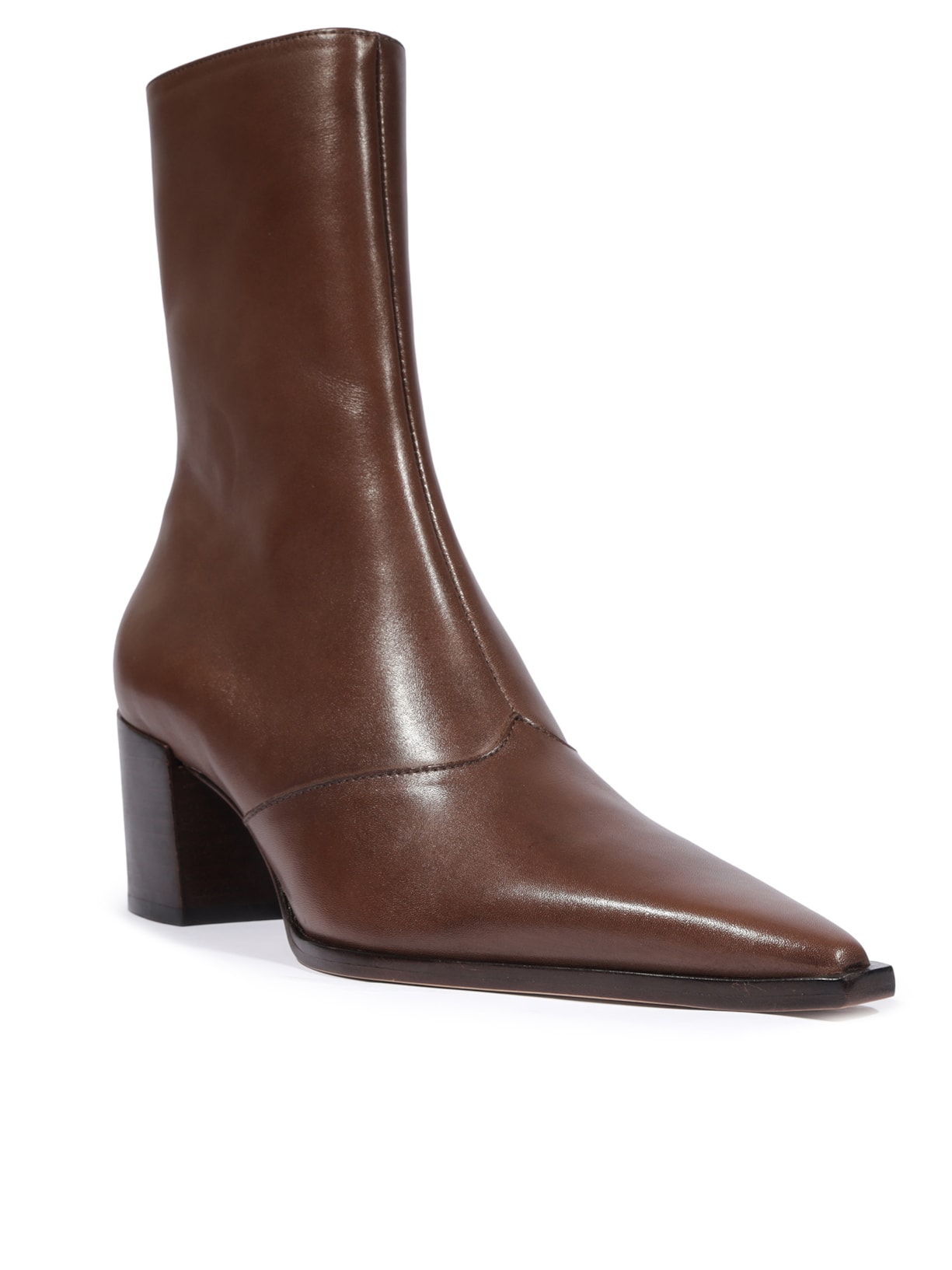 Bota Feminina Salto Médio Atanado Prime Marrom Schutz