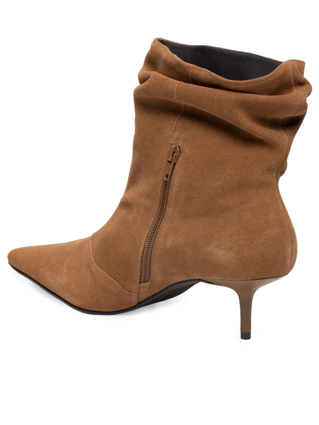 Bota Feminina Slouchy Em Camurça Marrom '2Essential