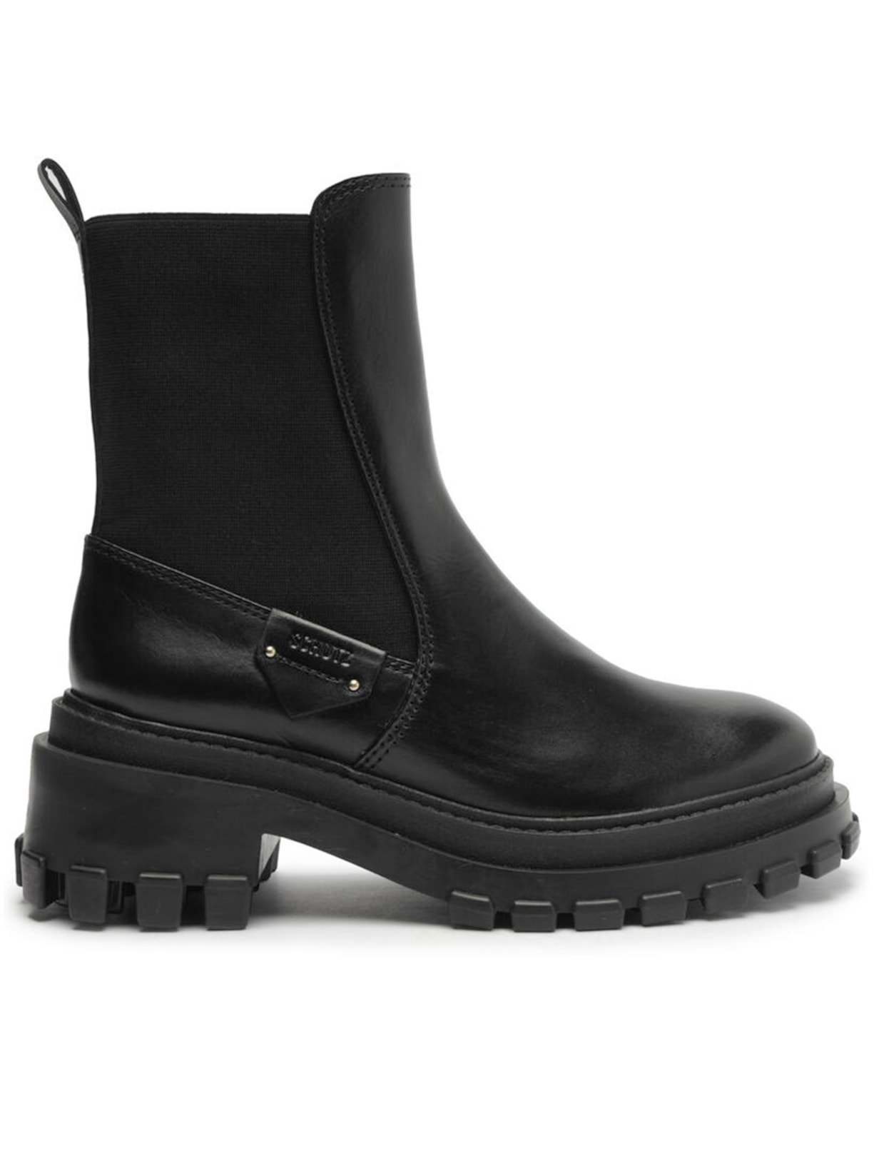 Bota Feminina Solado Tratorado Preto Schutz