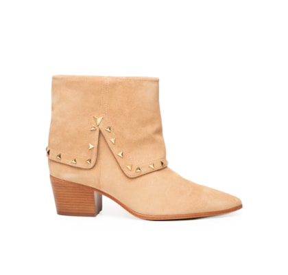 Bota Feminina Suede - Bege 