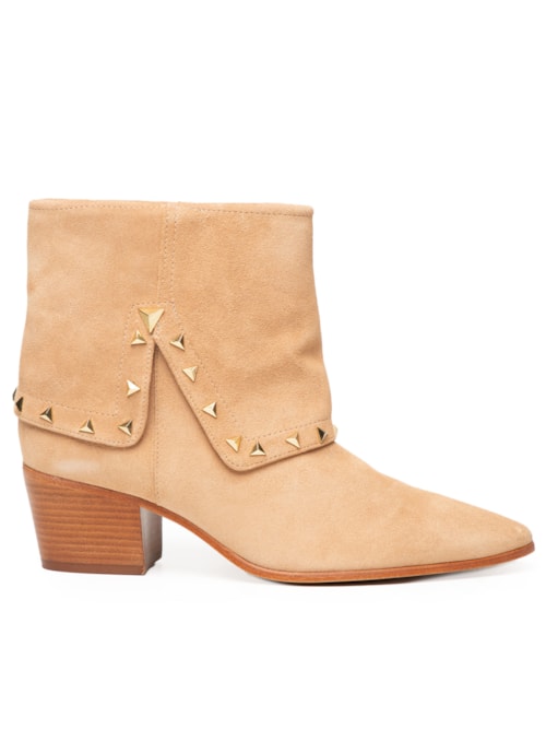 Bota Feminina Suede - Bege