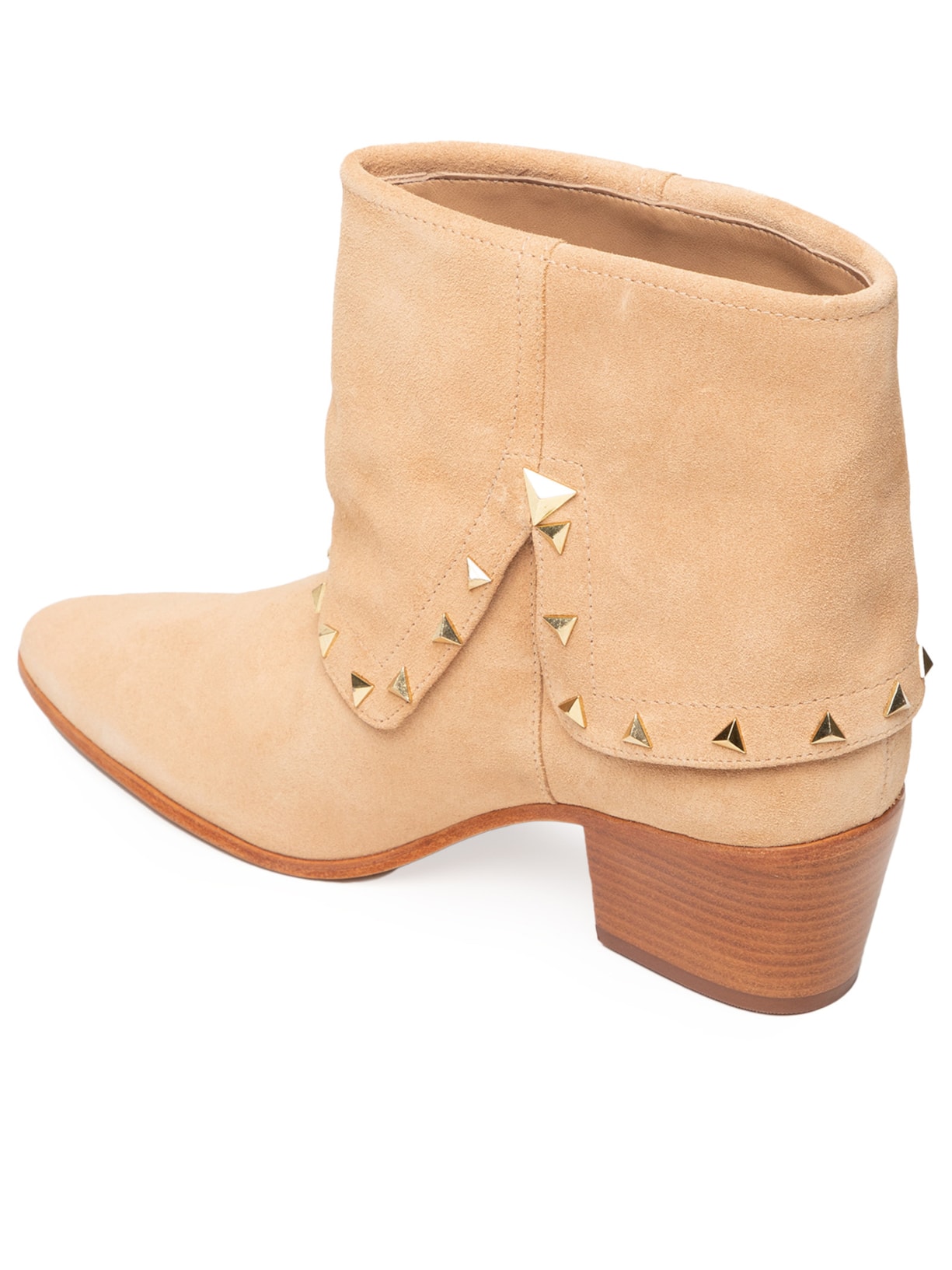 Bota Feminina Suede Bege  Schutz