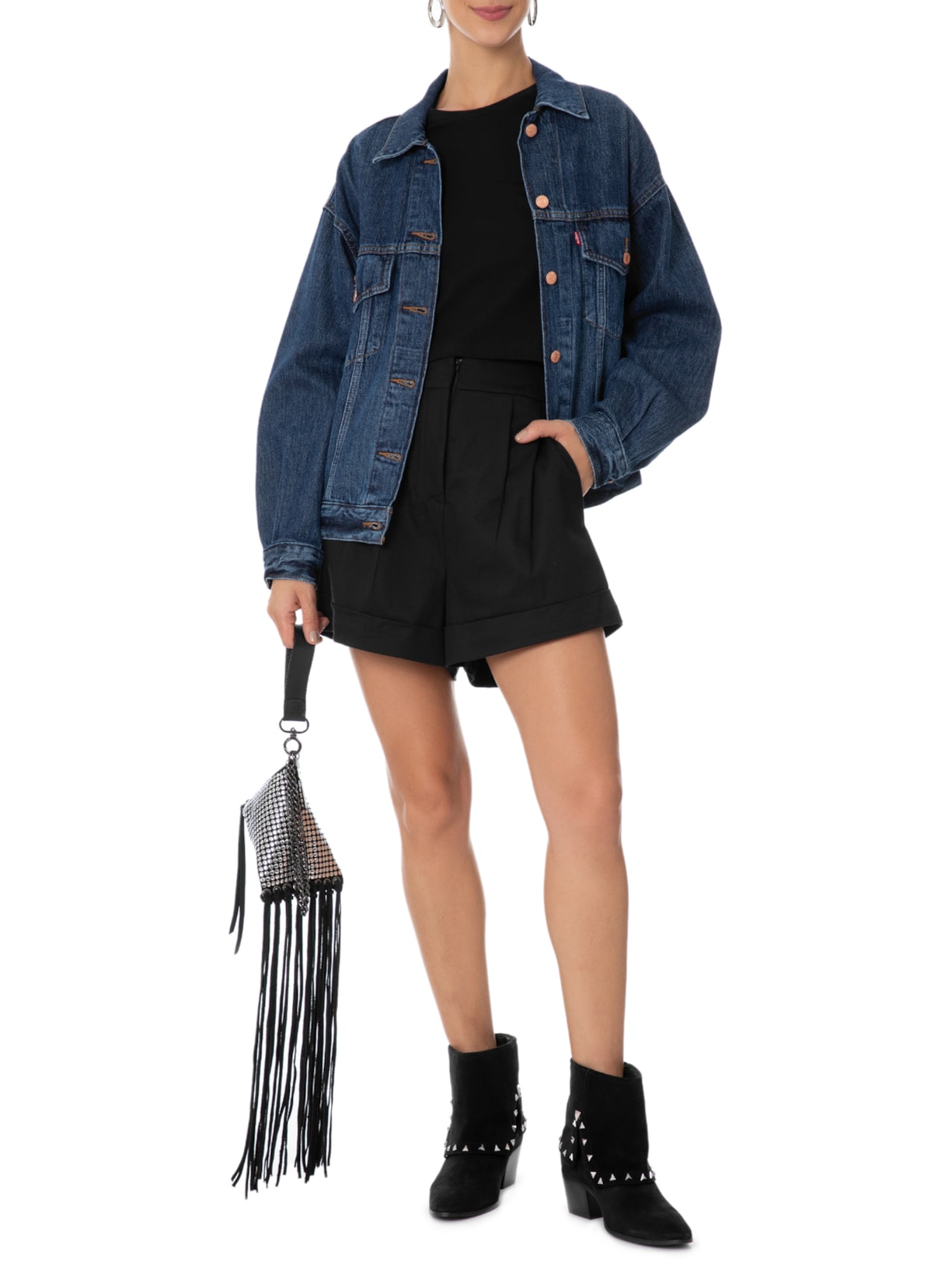 Bota Feminina Suede Preto Schutz