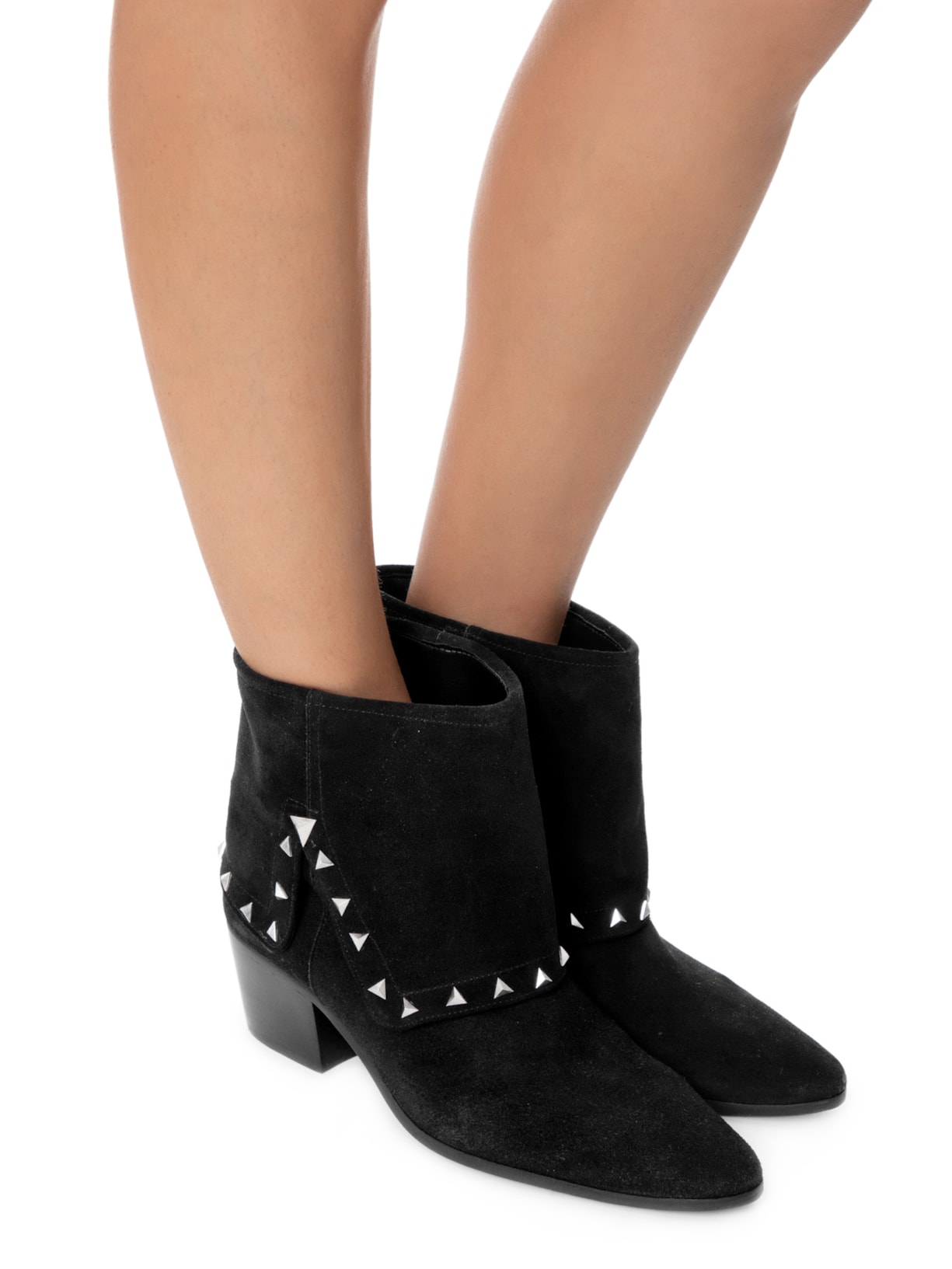 Bota Feminina Suede Preto Schutz