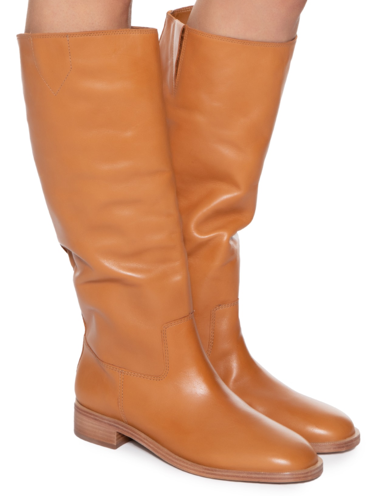 Bota Feminina Terrance Up Couro Marrom Schutz