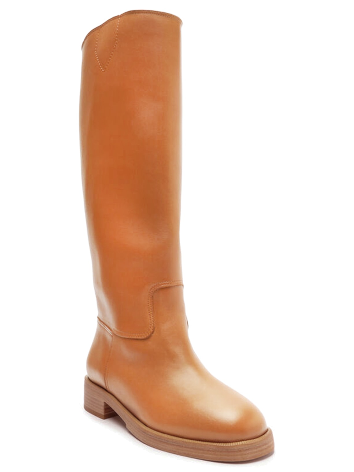 Bota Feminina Terrance Up Couro Marrom Schutz