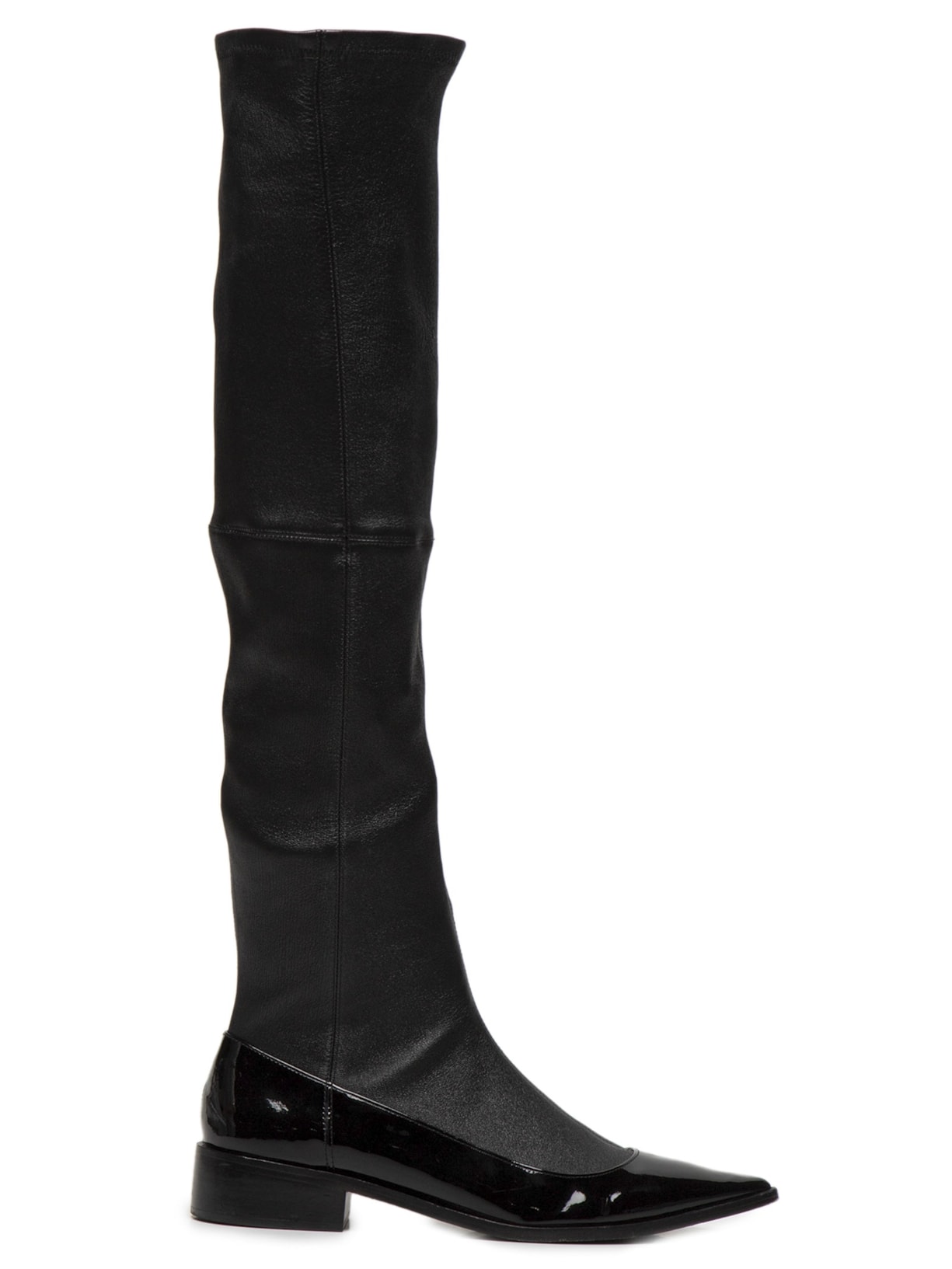 Bota Feminina Verniz Maya Preto Nk
