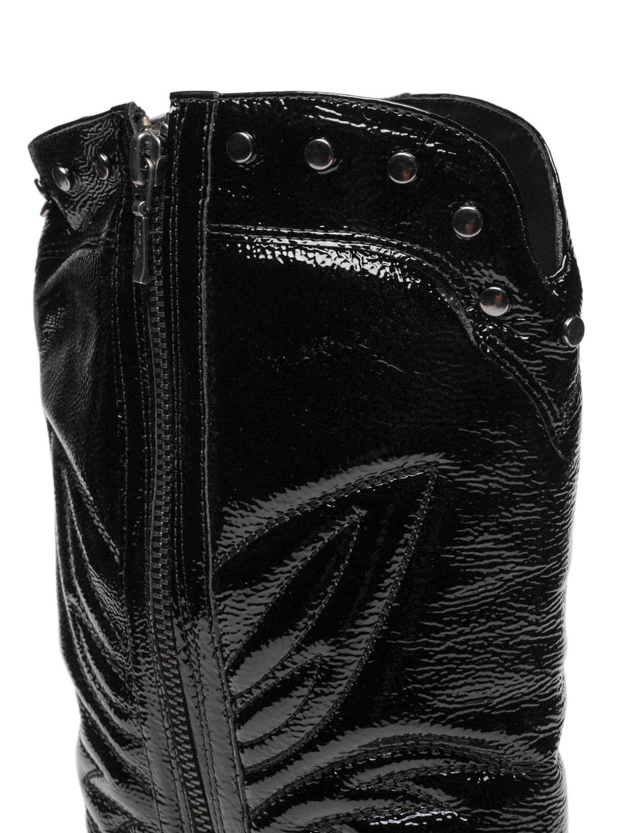 Bota Feminina Verniz Show Preto Luiza Barcelos