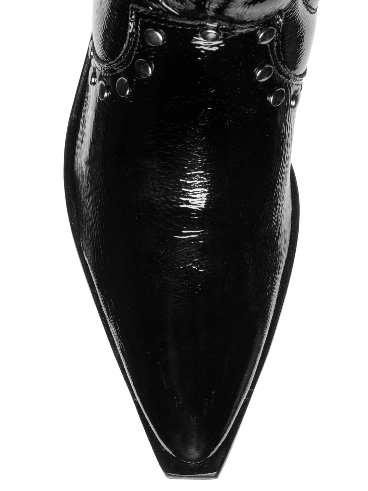 Bota Feminina Verniz Show Preto Luiza Barcelos