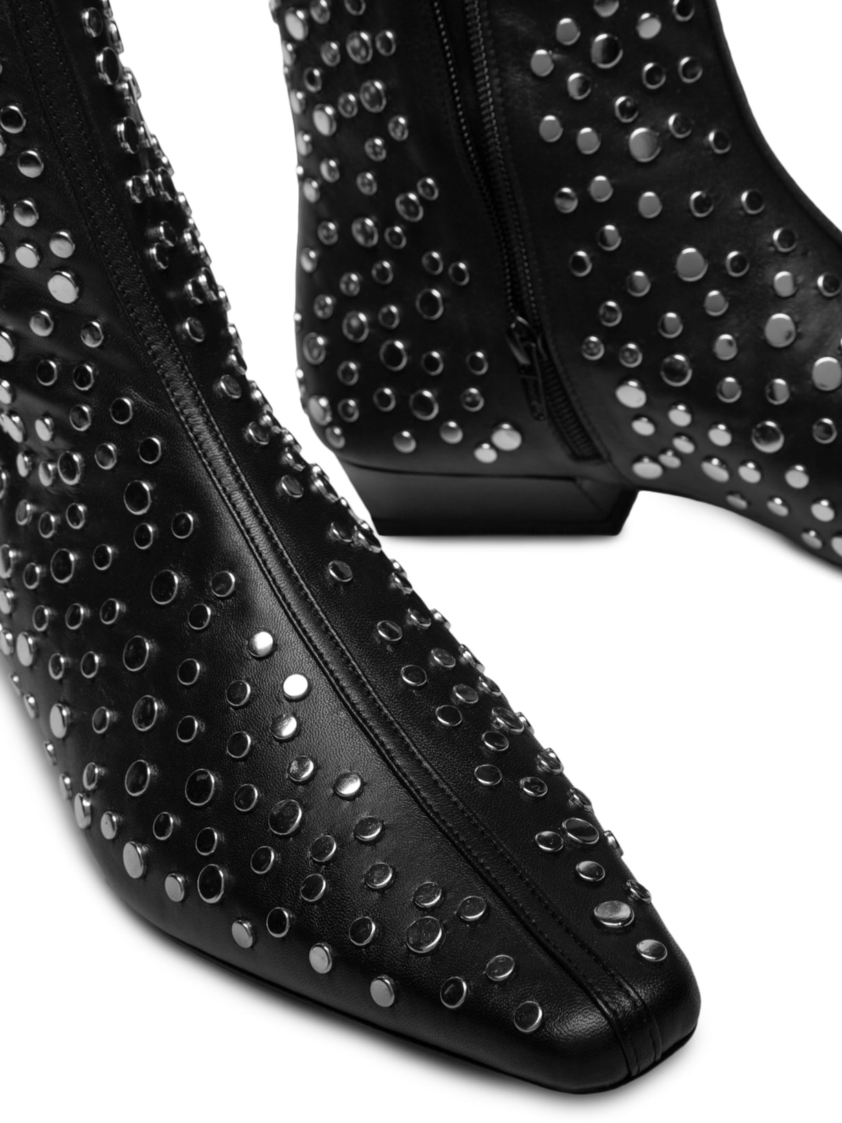 Bota Feminina Wally Flat Ankle Boot Preto Staud