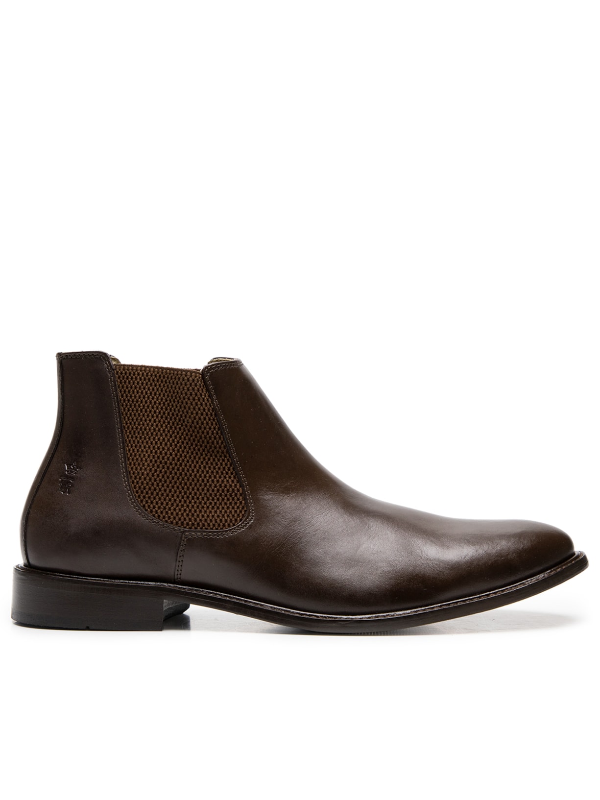 Bota Masculina Chelsea Couro - Marrom