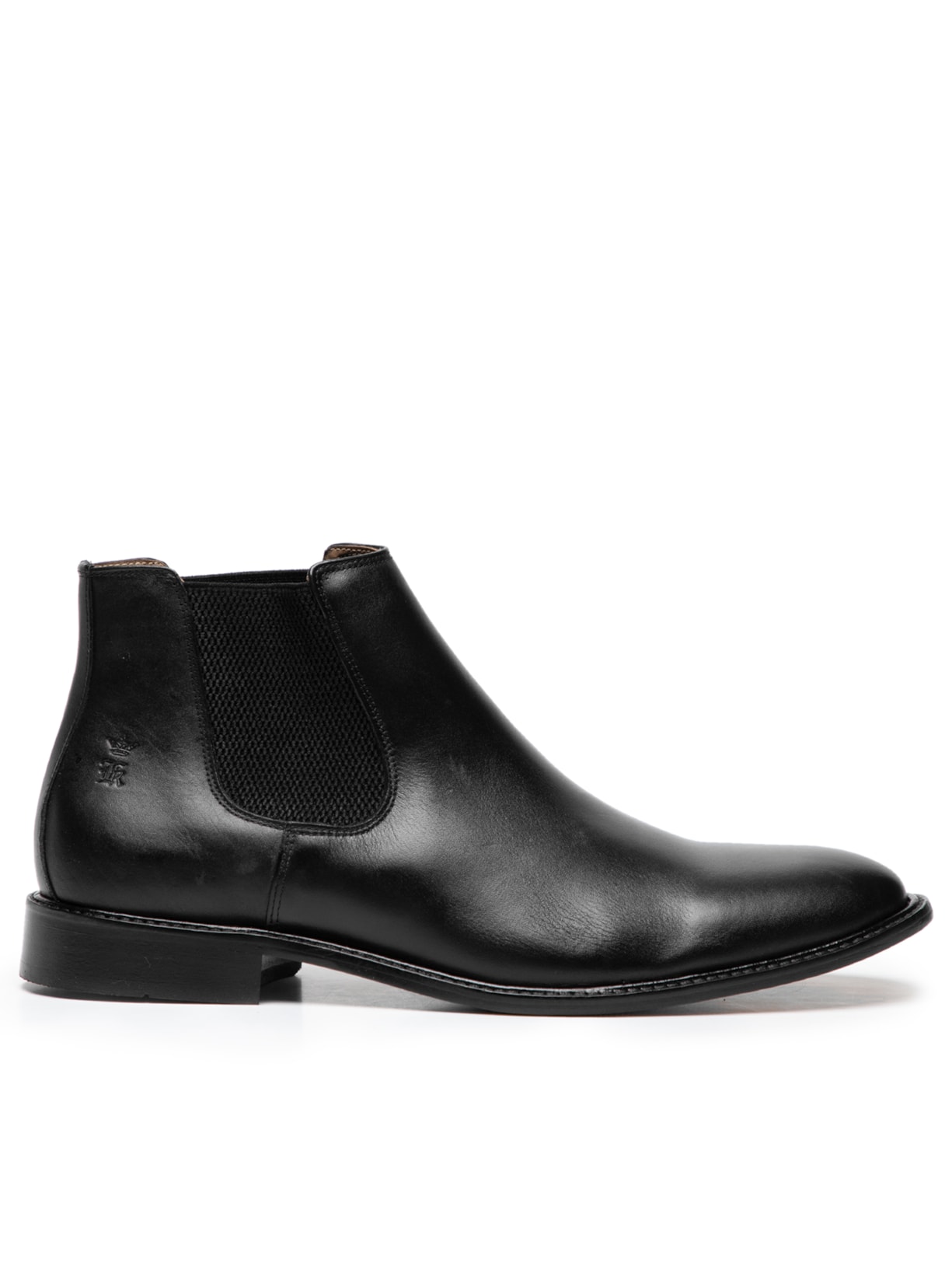 Bota Masculina Chelsea Couro - Preto