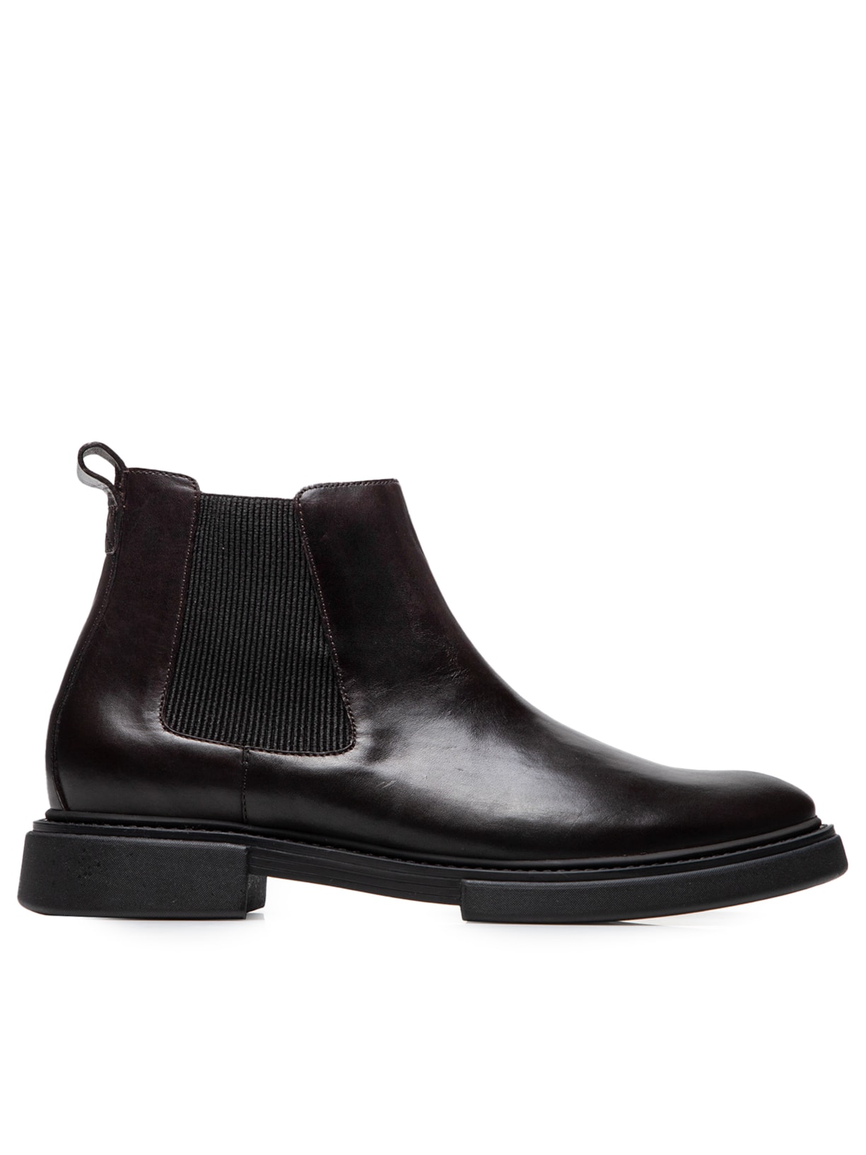 Bota Masculina Chelsea Sola Block - Marrom