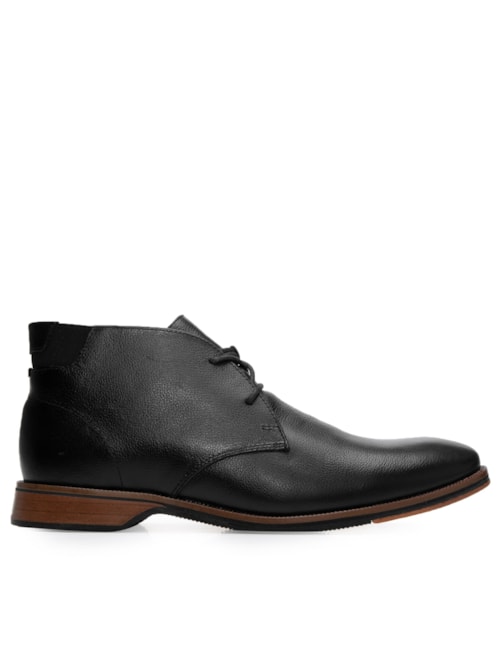 Bota Masculina Couro - Preto