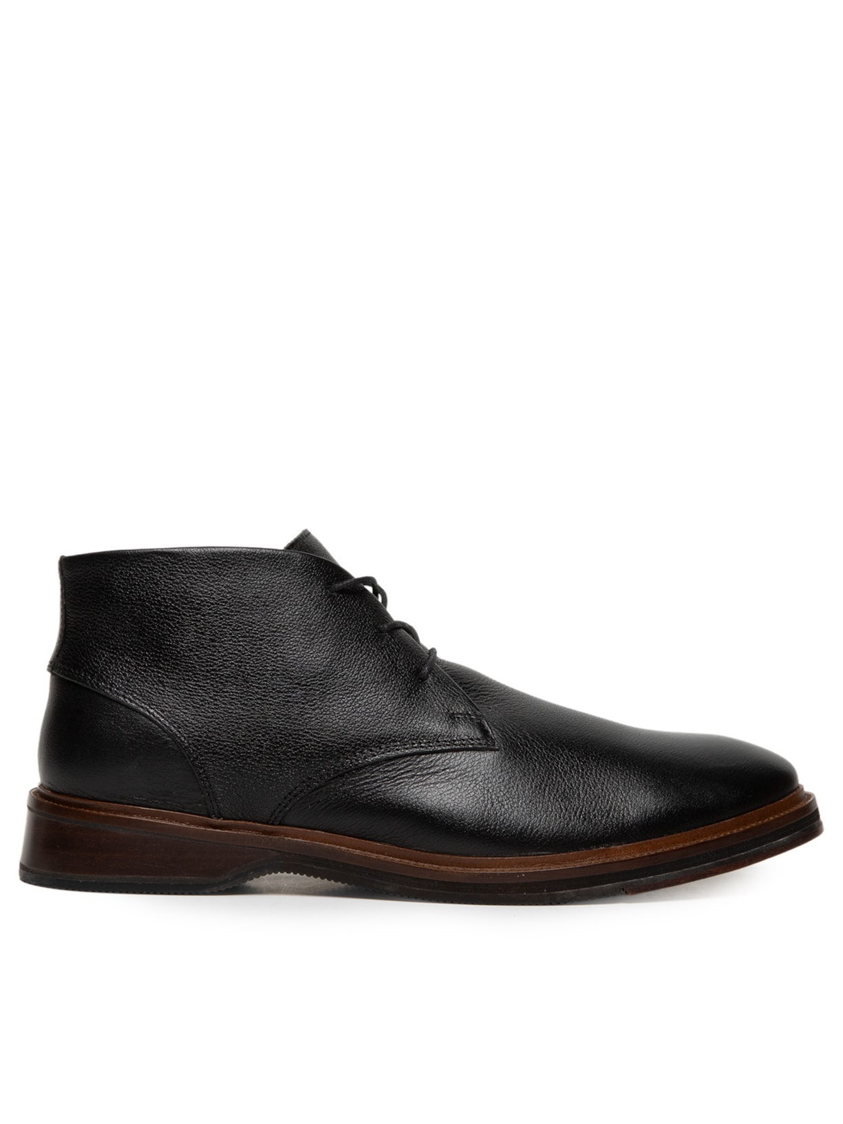 Bota Masculina Couro - Preto