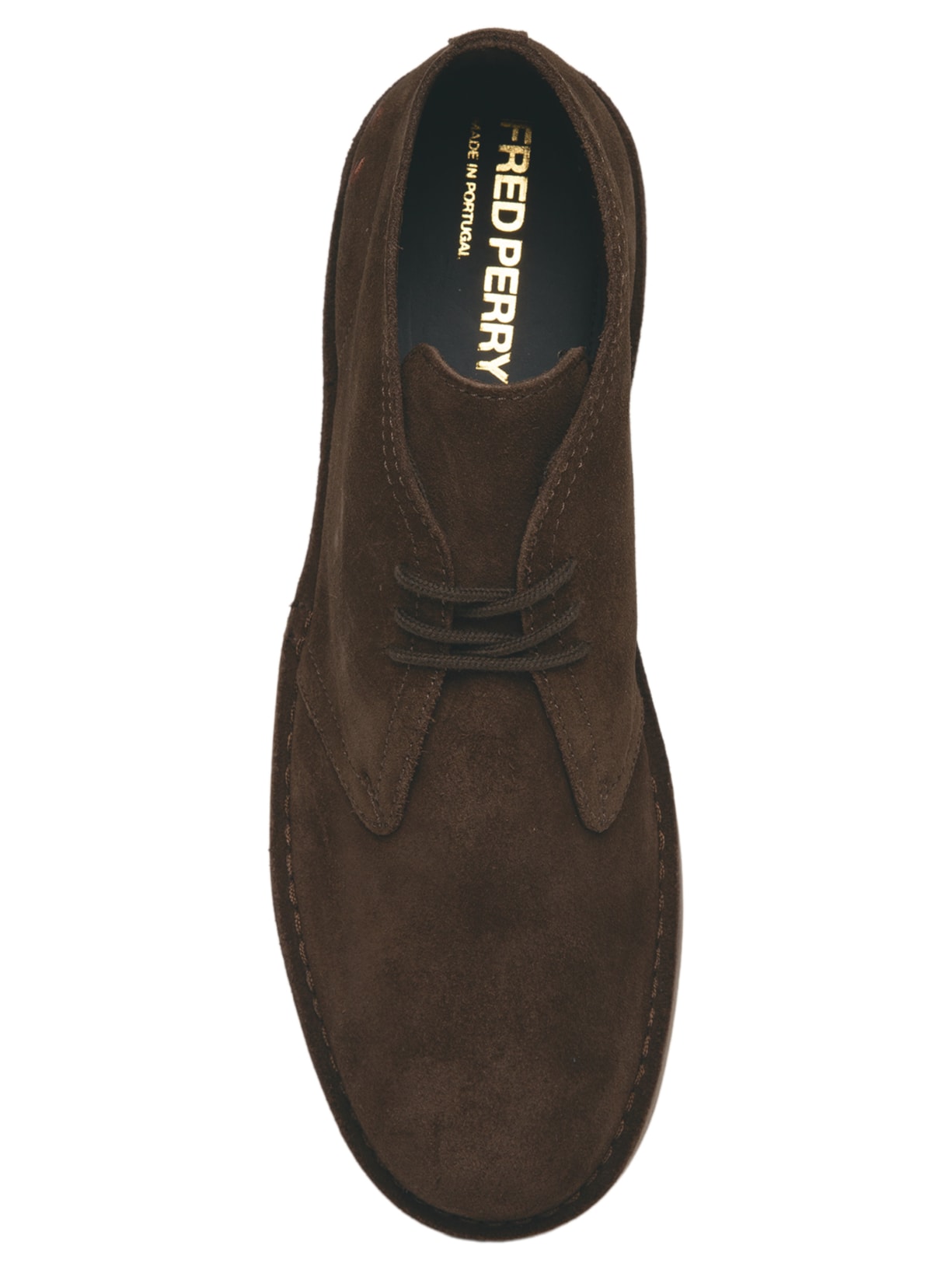 Bota Masculina Hawley Suede Marrom Fred Perry