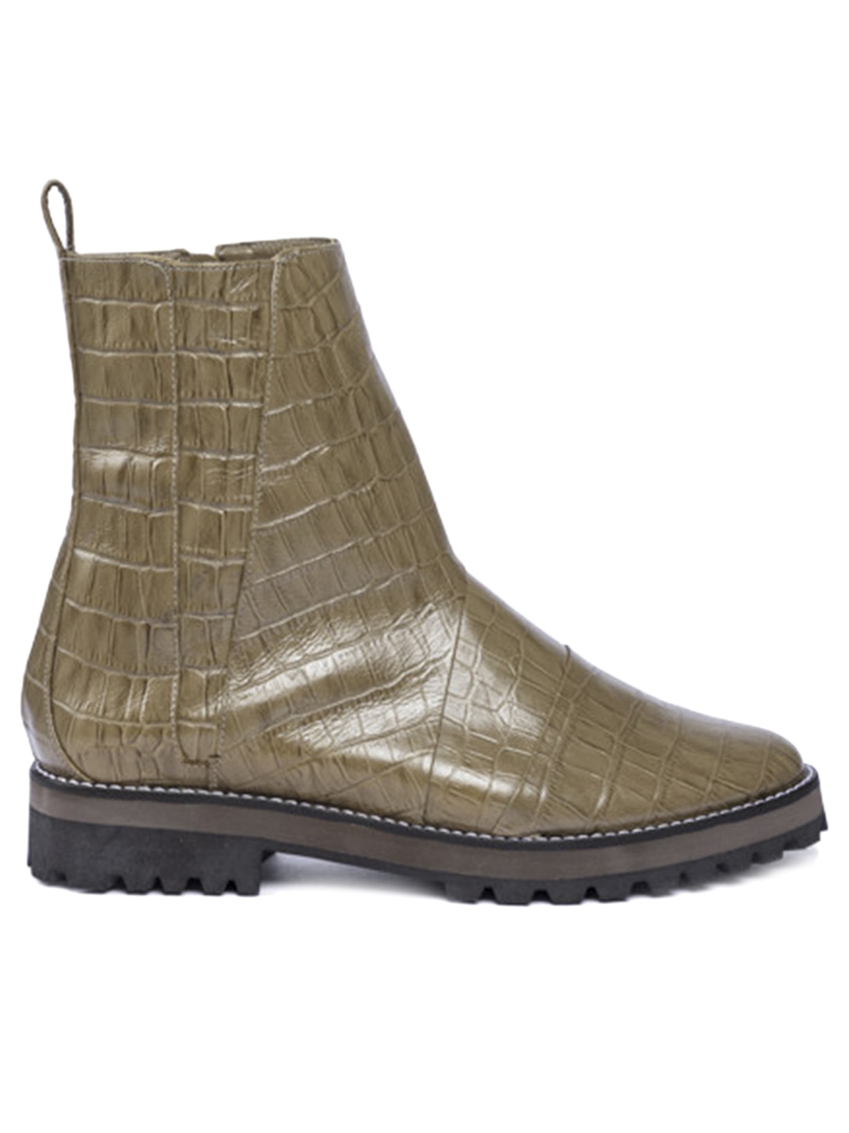 Bota Tratorada Couro Antonella Fendi