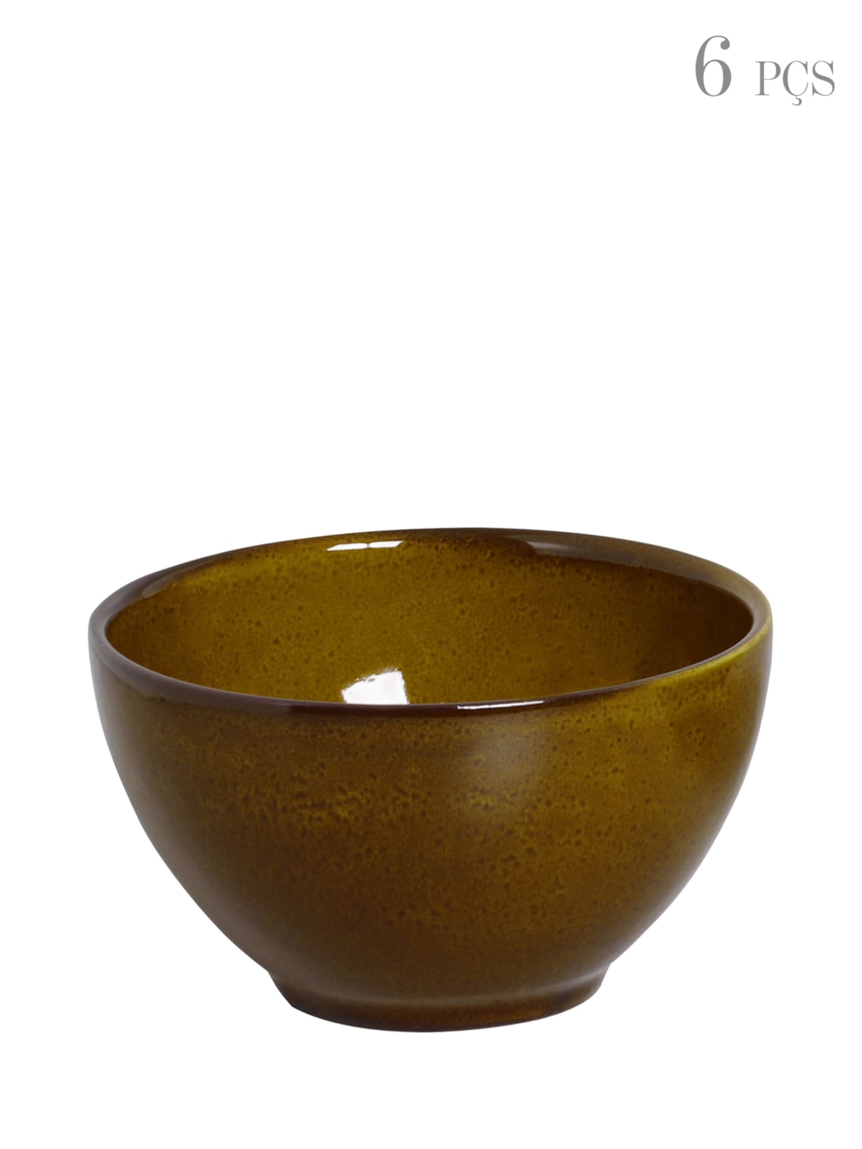 Bowl Coup Stoneware Âmbar - Amarelo
