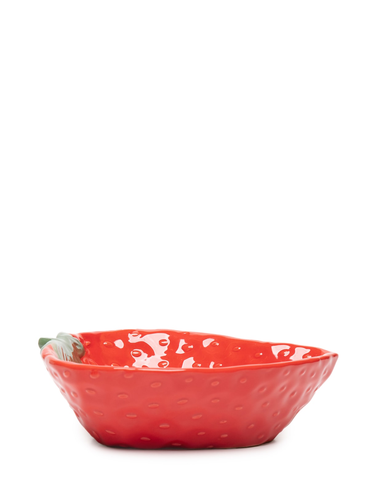 Bowl Fragola Em Cerâmica - Vermelho
