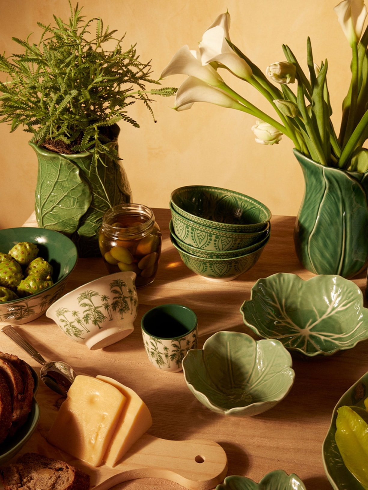 Bowl Kacey Em Cerâmica Verde Souq