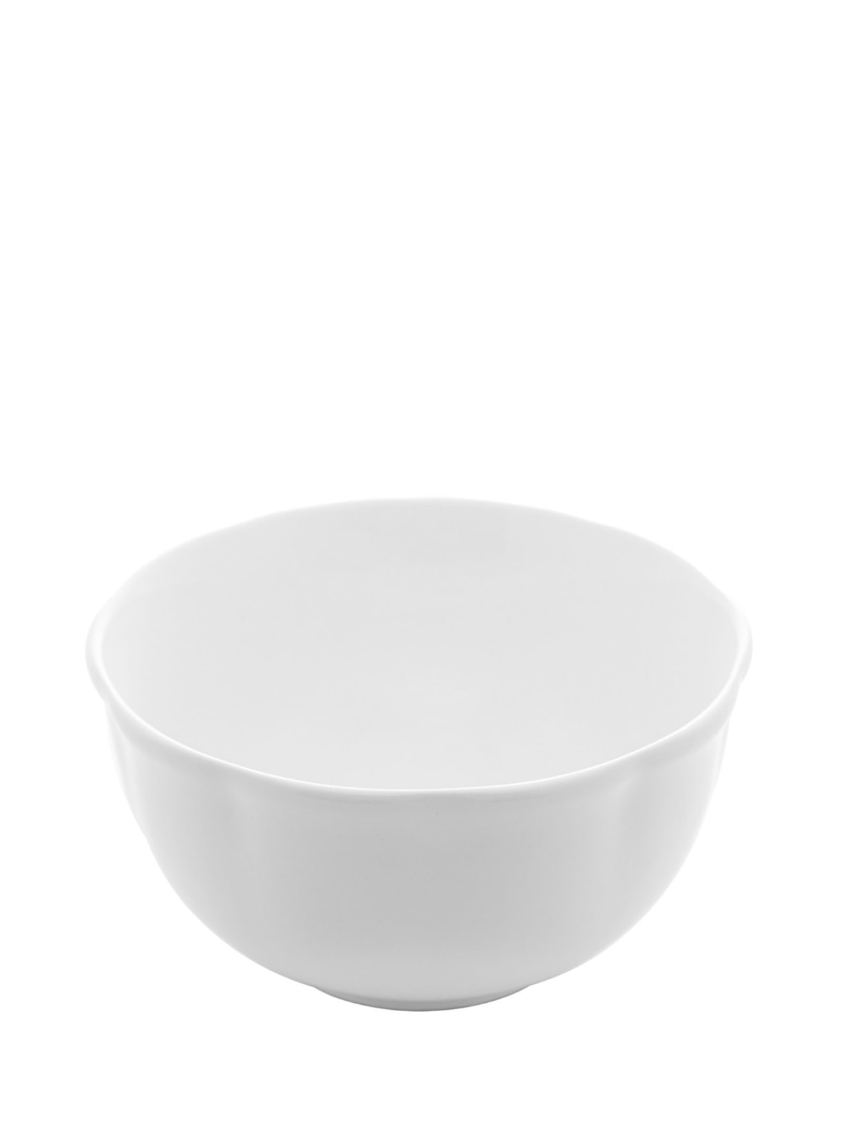 Bowl Leaf Em Porcelana - Branco