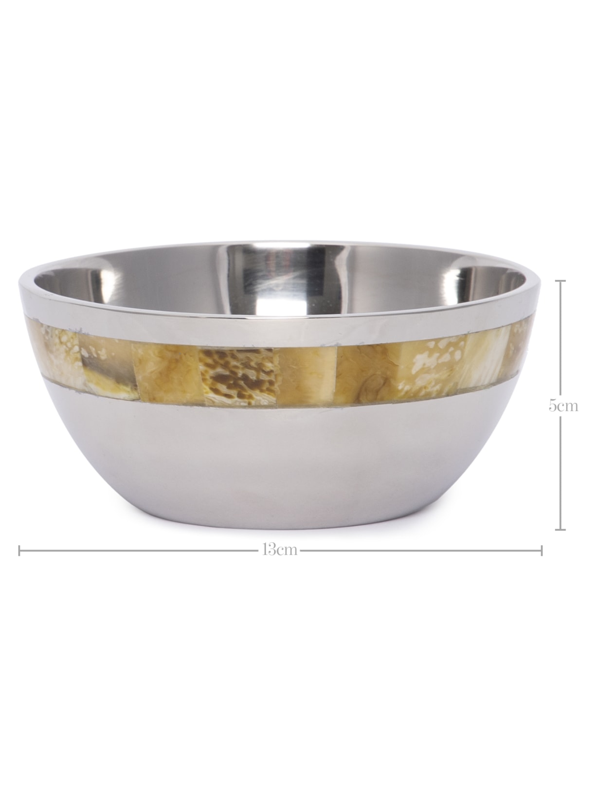 Bowl Madrepérola Prata '2Home