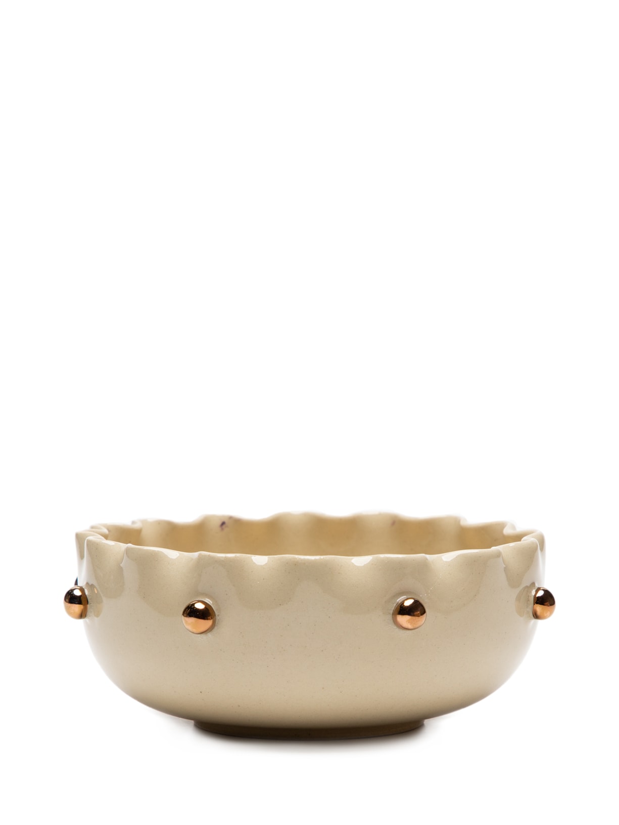 Bowl Nude Ouro P - Bege