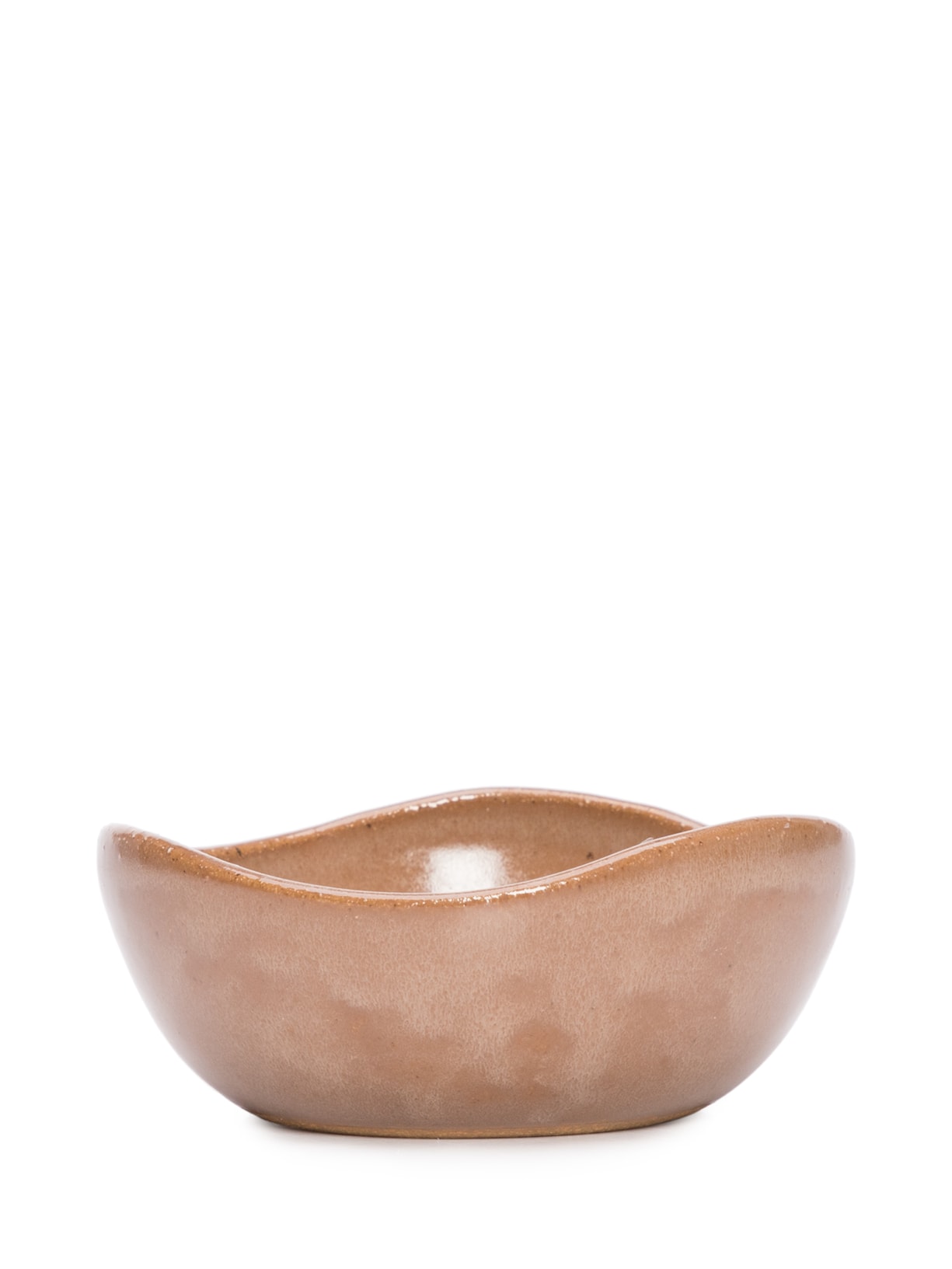 Bowl Onda P Em Cerâmica - Marrom