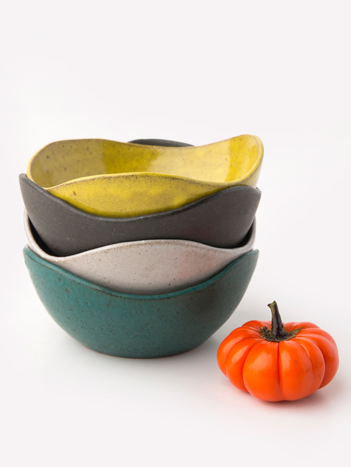 Bowl OndaBOWL ONDA P VERDE Luli Ateliê