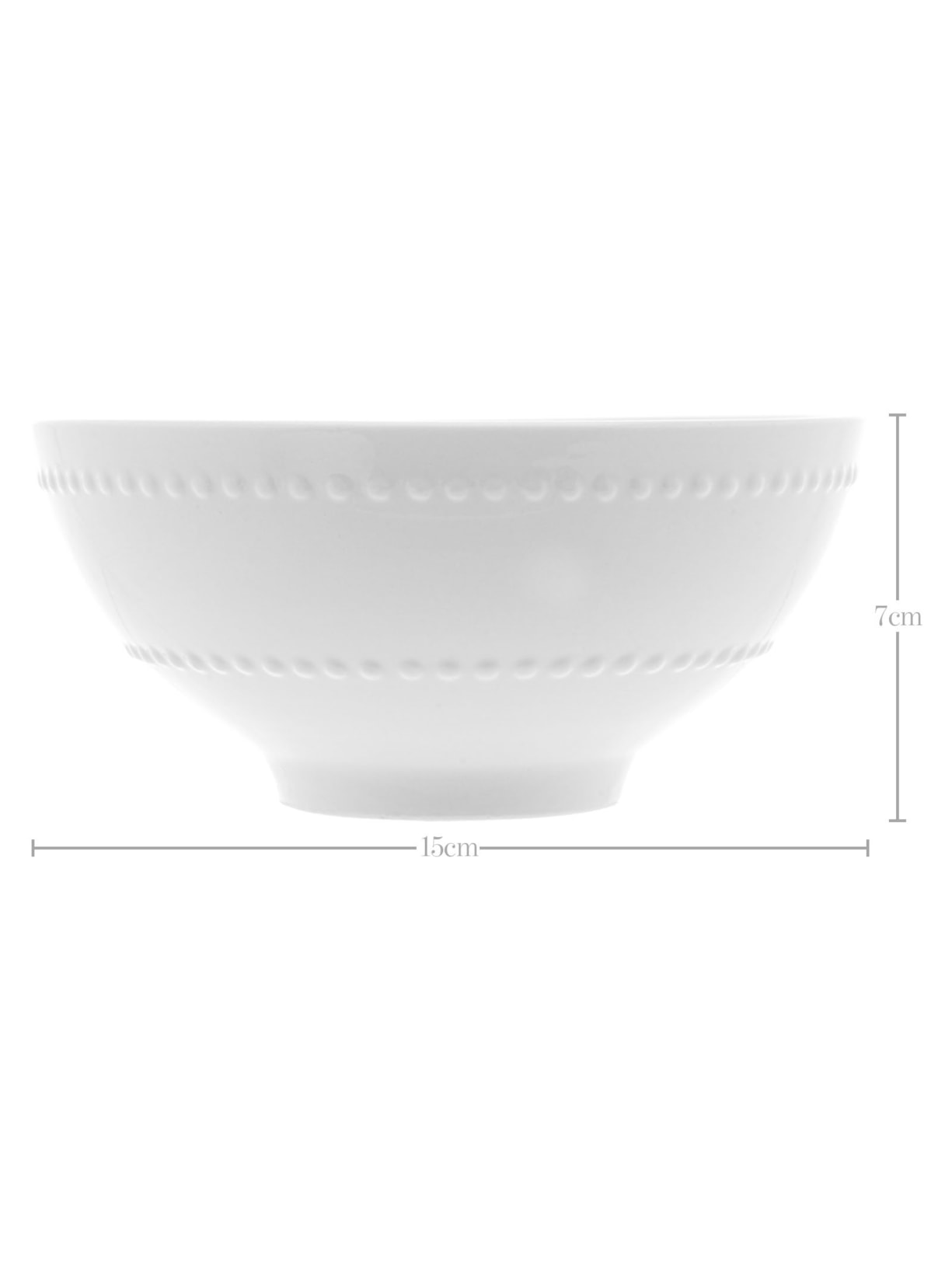 Bowl Pearl M Em Porcelana Branco '2Home