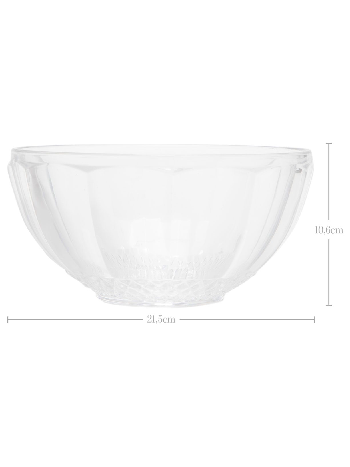Bowl Splendor em Cristal 2L D21,5xA10,6cm '2Home