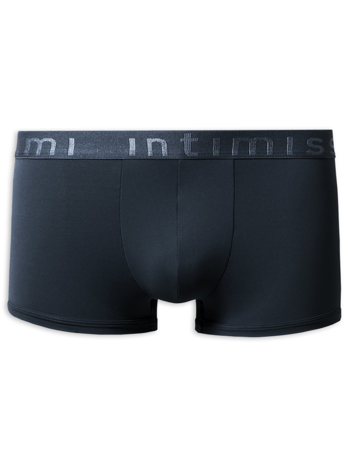 Boxer De Microfibra Com Logotipo - Azul