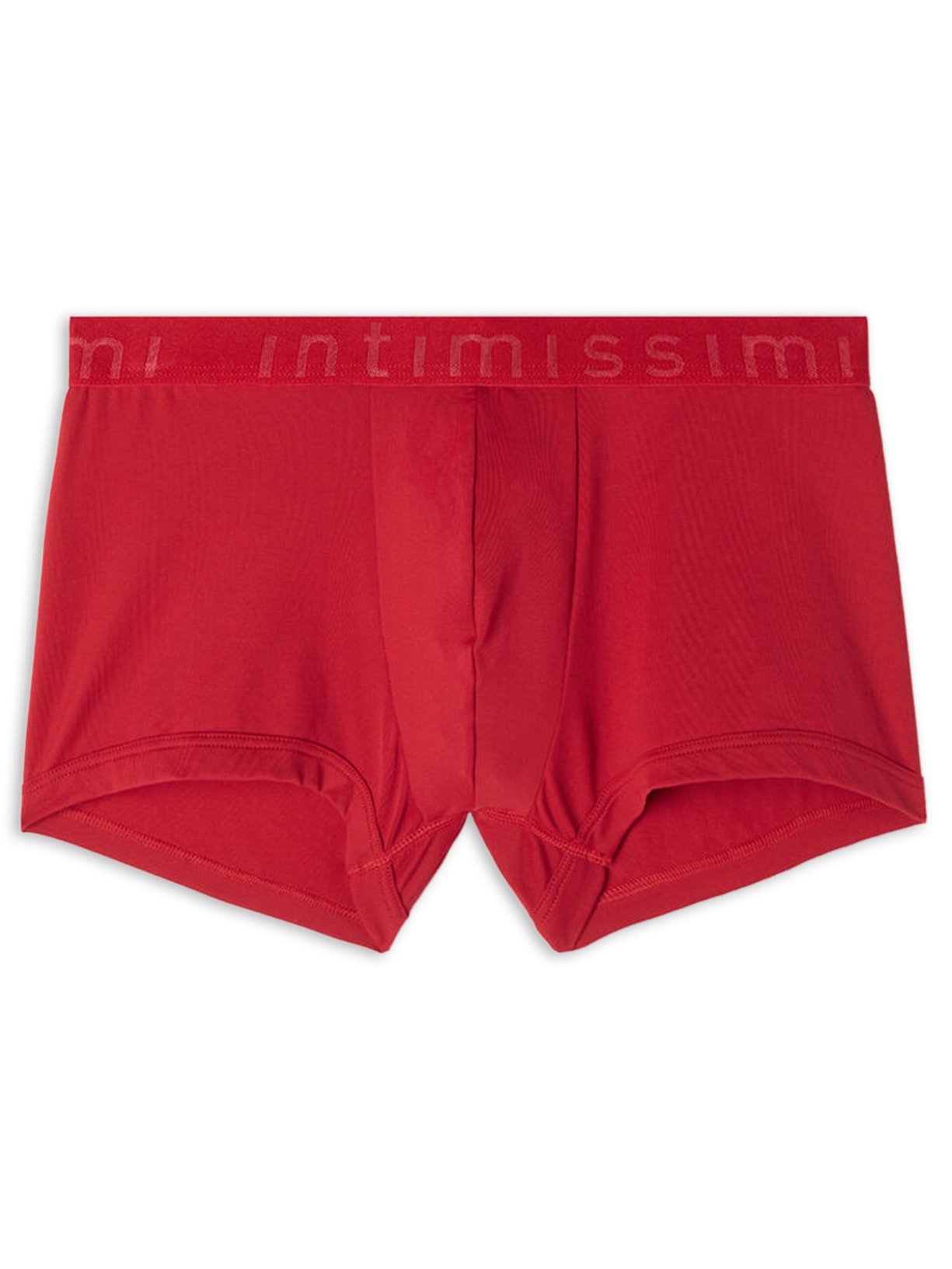 Boxer De Microfibra Com Logotipo - Vermelho