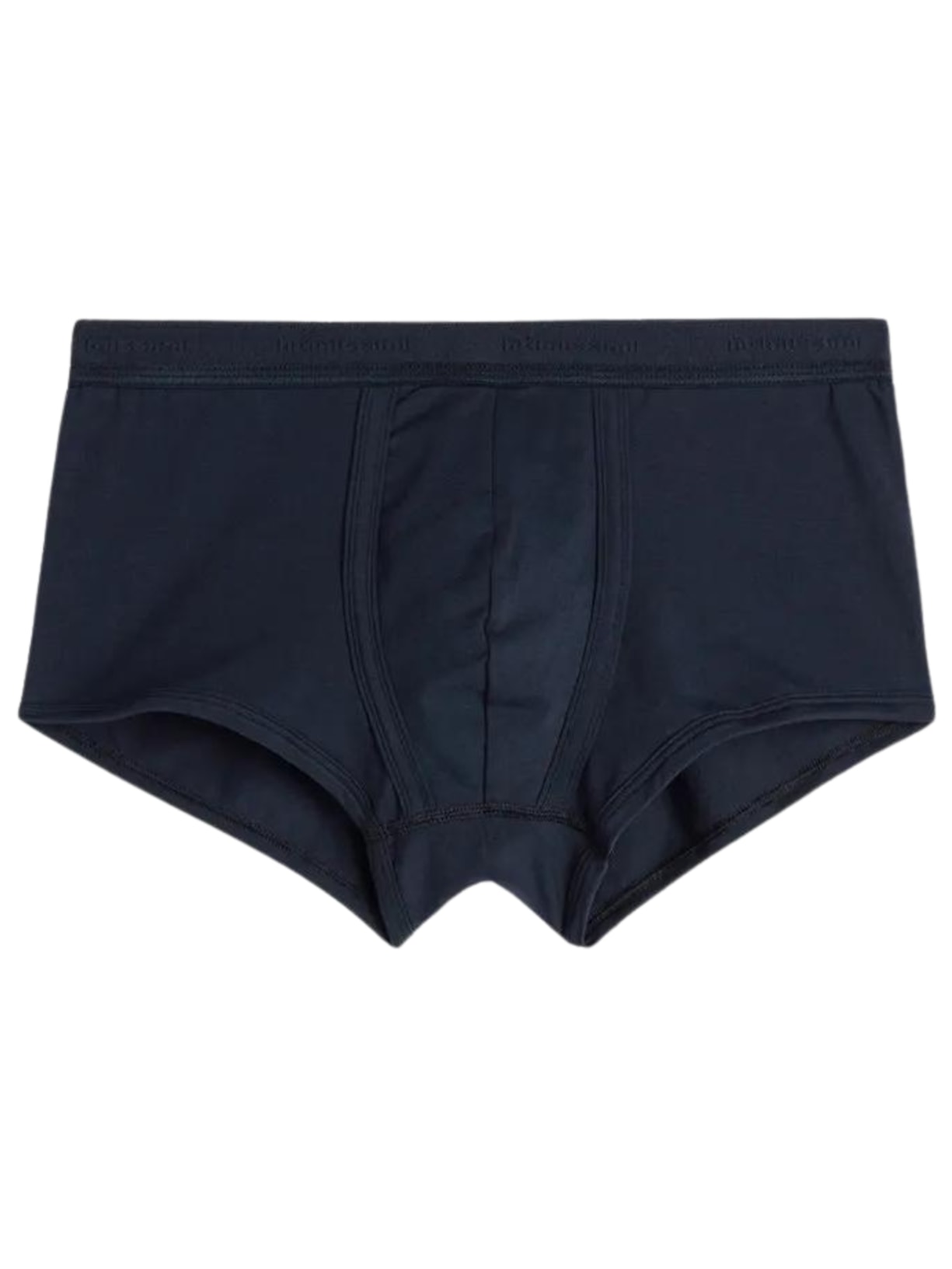 Boxer Em Algodão Supima® Elasticizado Com Logotipo - Azul