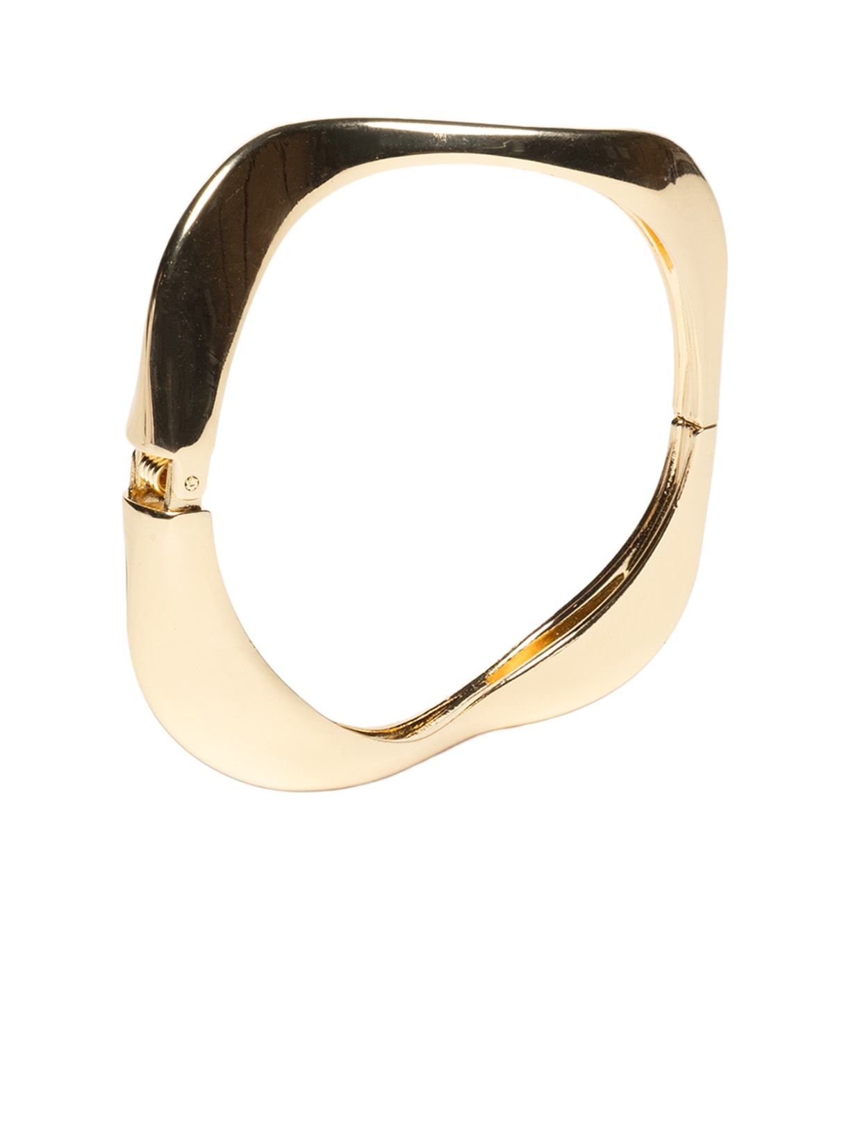 Bracelete Feminino Abstrato Dourado Basiq