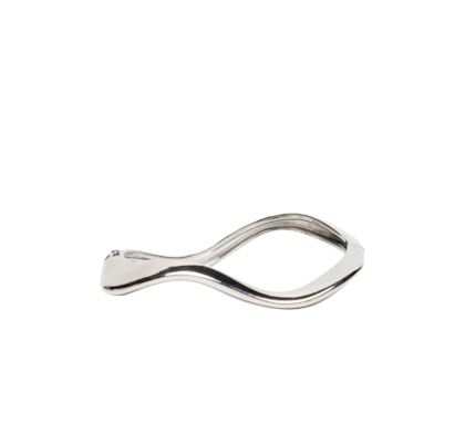 Bracelete Feminino Abstrato - Prateado