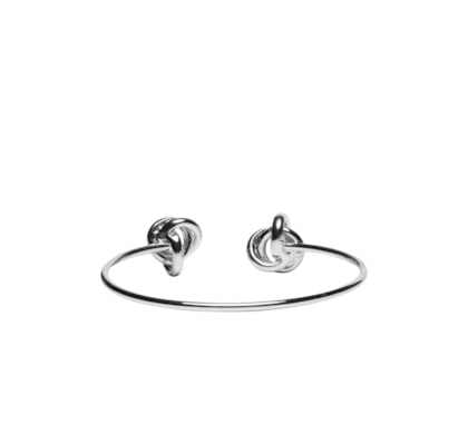 Bracelete Feminino Aro Ficção PP - Prateado