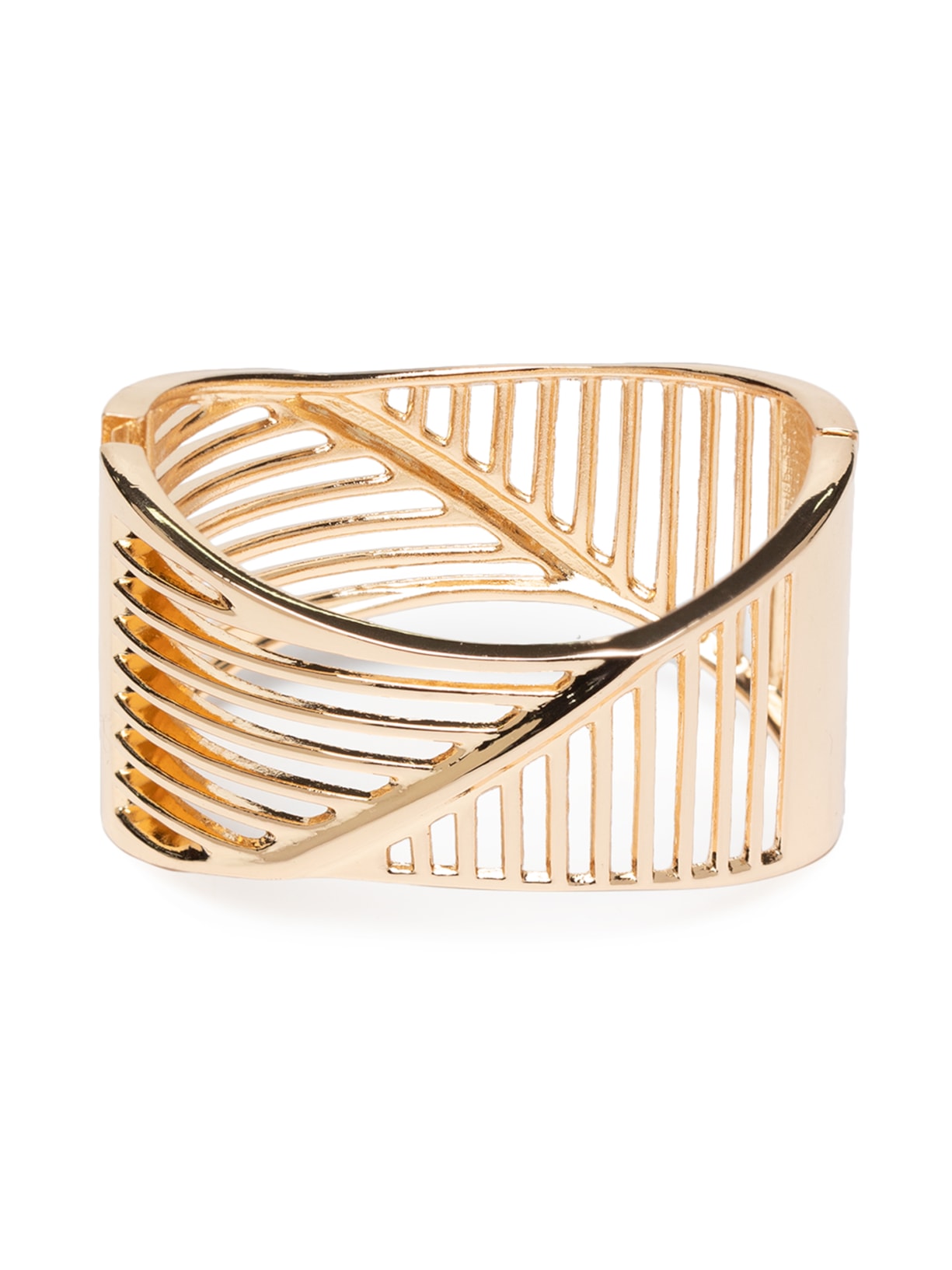Bracelete Feminino Assimétrico - Dourado