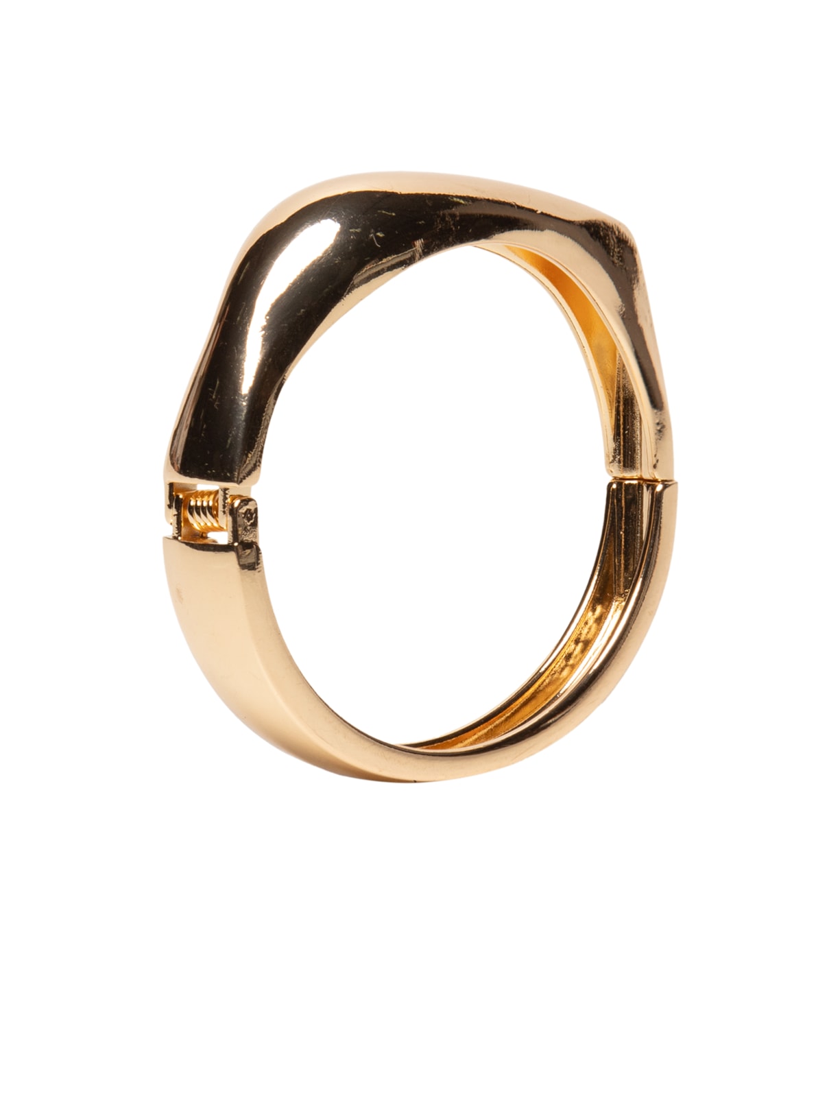 Bracelete Feminino Assimétrico Dourado Market 33