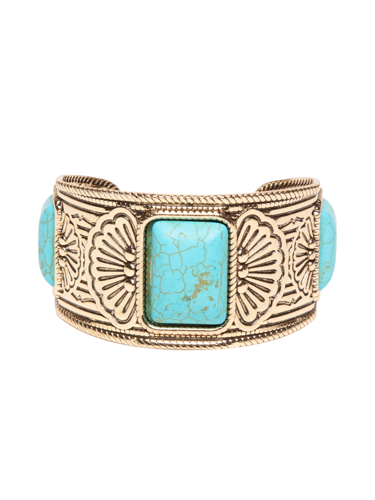 Bracelete Feminino Com Pedraria - Dourado