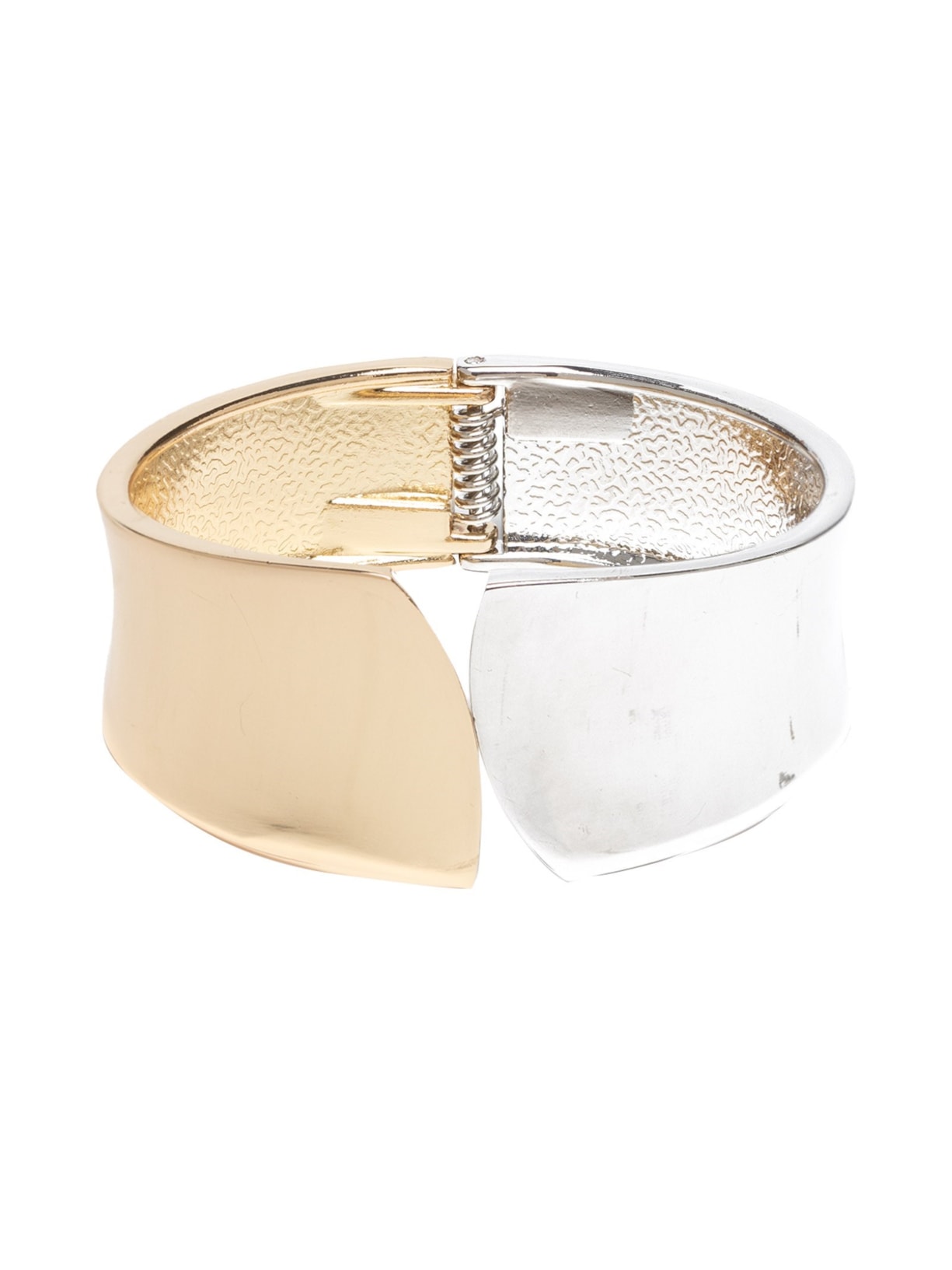 Bracelete Feminino De Metal Com Mix De Banhos - Dourado