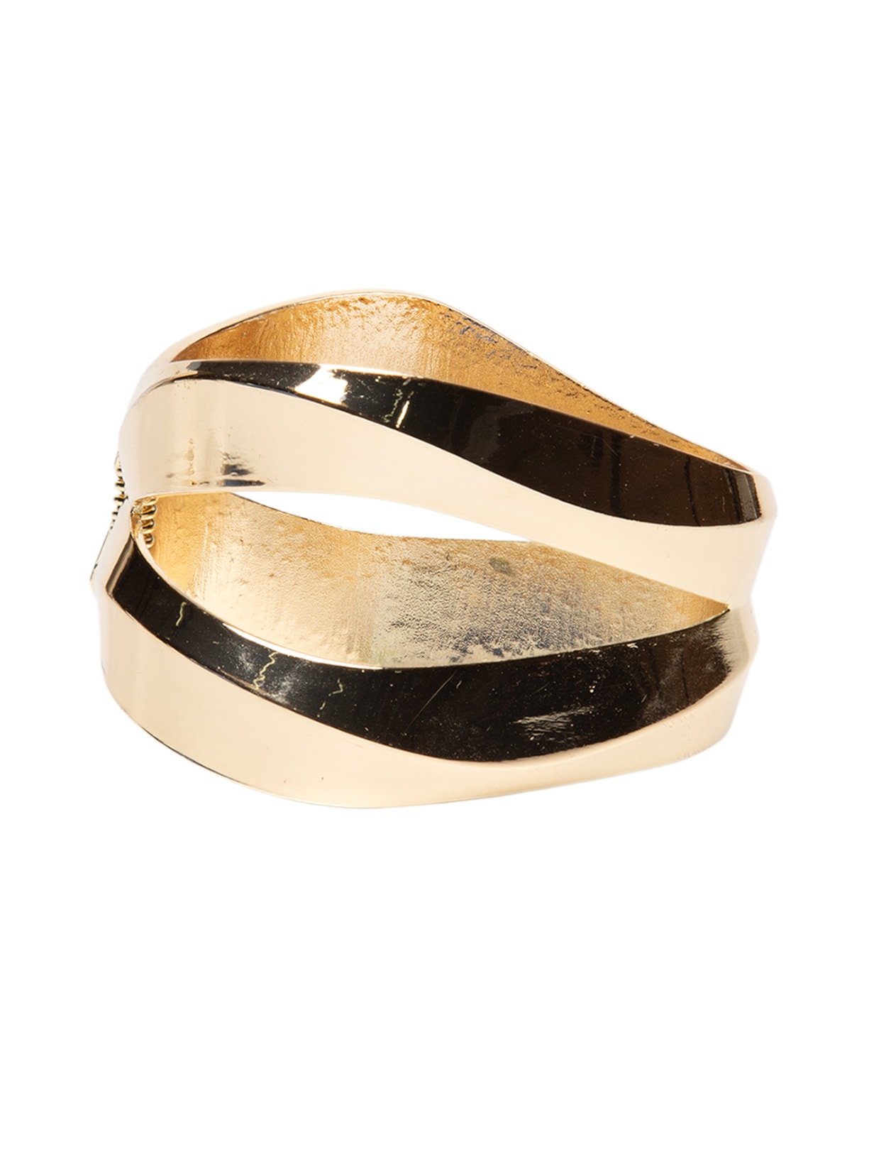 Bracelete Feminino Efeito Duplo - Dourado