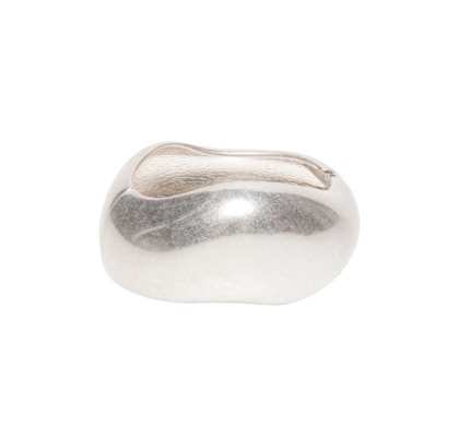 Bracelete Feminino Em Metal Fosco - Prateado