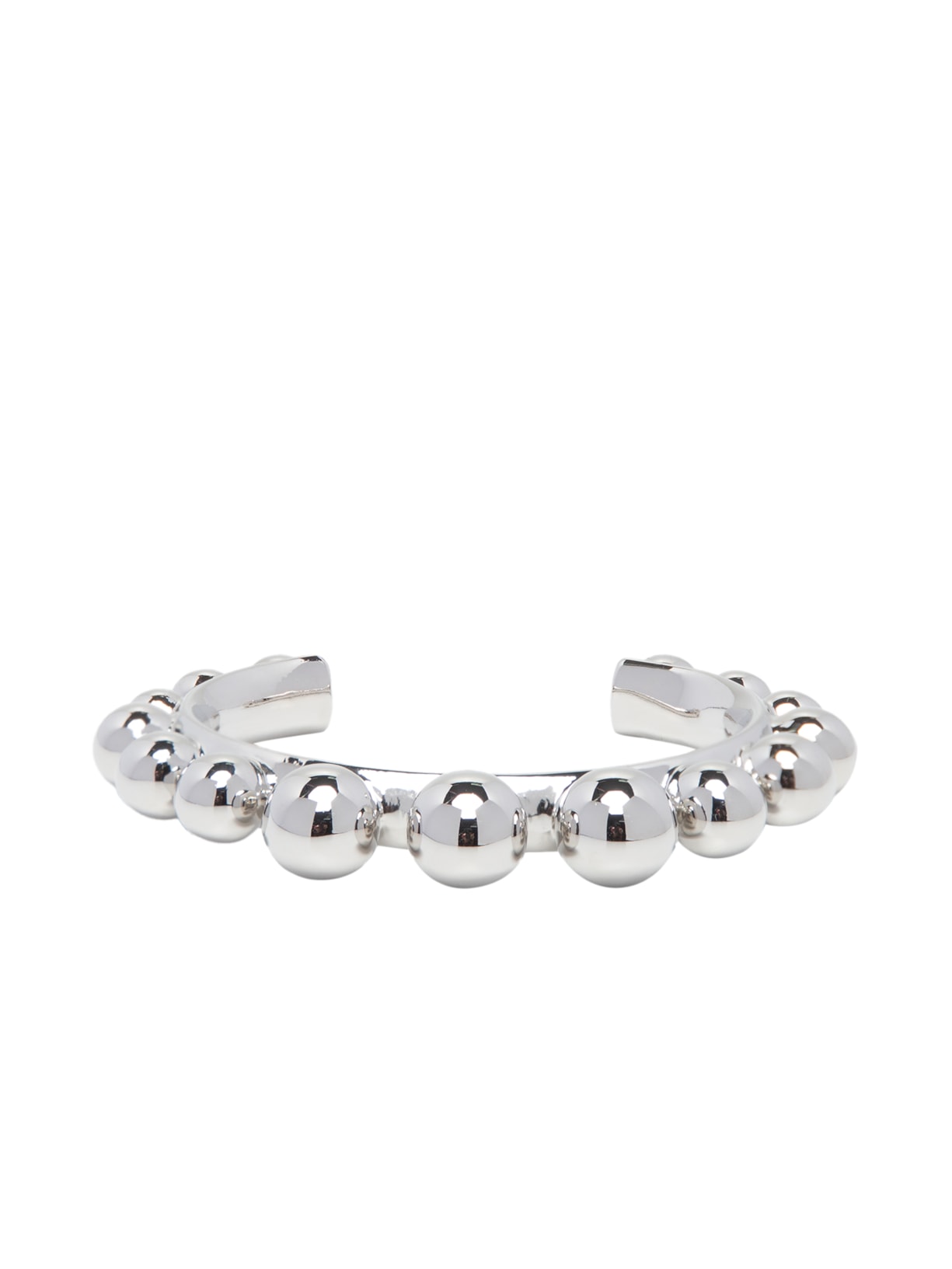 Bracelete Feminino Esfera Metal - Prata