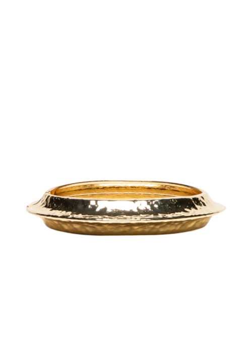 Bracelete Feminino Fino Texturizado - Dourado